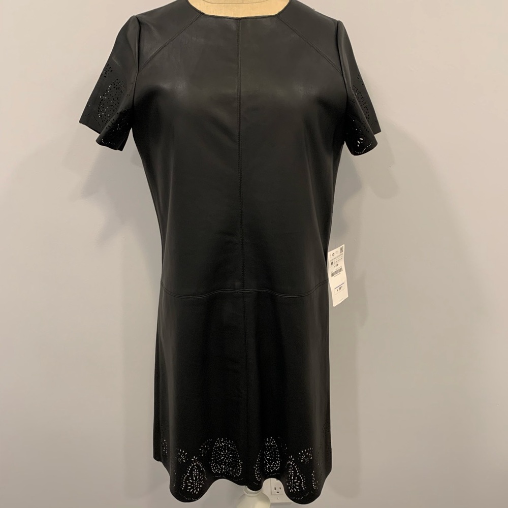 ZARA FAUX LEATHER DRESS